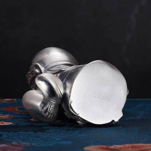 子佩集S999银【五路财神】茶宠【BJ699】小摆件纯银2312 商品图6