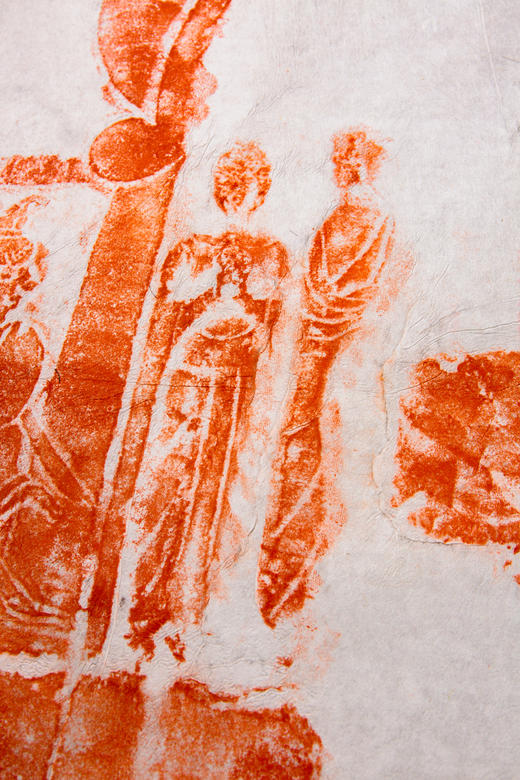 隋开皇十二年释迦牟尼造像题记摩崖石刻拓片 商品图12