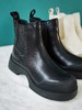 显瘦又保暖！经典时髦显瘦切尔西皮靴 冬季加绒100羊毛内里保暖御寒 小牛皮鞋面光滑细腻结实耐磨防风 5cm自然增高防滑耐磨舒适好走 修饰腿形身型百搭显瘦款短靴切尔西短靴！（现货） 商品缩略图11