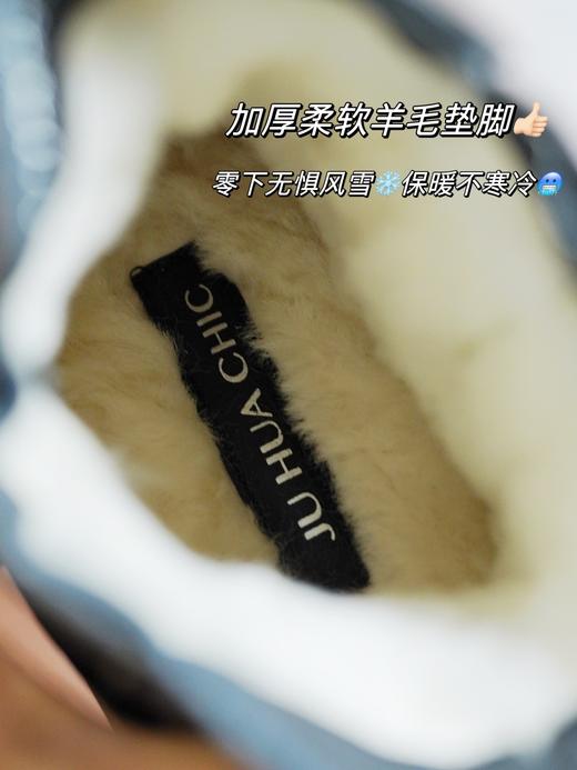 显瘦又保暖！经典时髦显瘦切尔西皮靴 冬季加绒100羊毛内里保暖御寒 小牛皮鞋面光滑细腻结实耐磨防风 5cm自然增高防滑耐磨舒适好走 修饰腿形身型百搭显瘦款短靴切尔西短靴！（现货） 商品图7