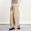 谜底阔腿裤长裤女2024春新款通勤风简约纯色高腰休闲裤241MK0150 商品缩略图2