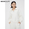 NEELLY纳俪商场同款纯色卫衣套装女半拉链翻领刺绣上衣卫裤两件套N24011Z01018 商品缩略图2