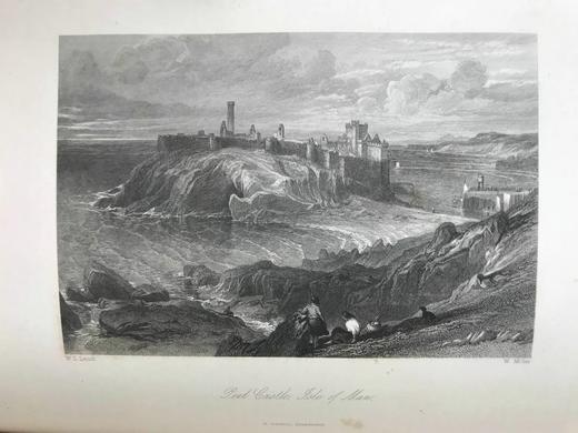 1845年 司各特《奈杰尔的命运/贝弗利尔·皮克》 数十幅版画插图 真皮精装16开 商品图10