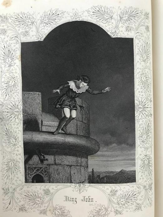 他把理查三世画成猪！约19世纪后期 莎士比亚作品集（历史剧与诗集） 肯尼·梅多斯数百幅版画插图 真皮精装16开 商品图7