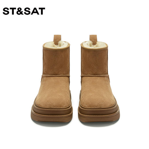 星期六时尚经典保暖雪地靴SS34118I86 商品图4