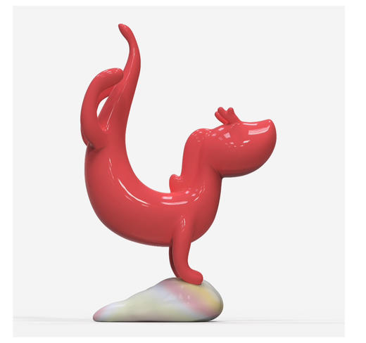 苏凌志《迎喜》雕塑 商品图0