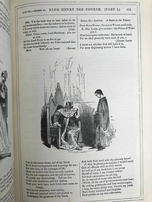 他把理查三世画成猪！约19世纪后期 莎士比亚作品集（历史剧与诗集） 肯尼·梅多斯数百幅版画插图 真皮精装16开 商品图14