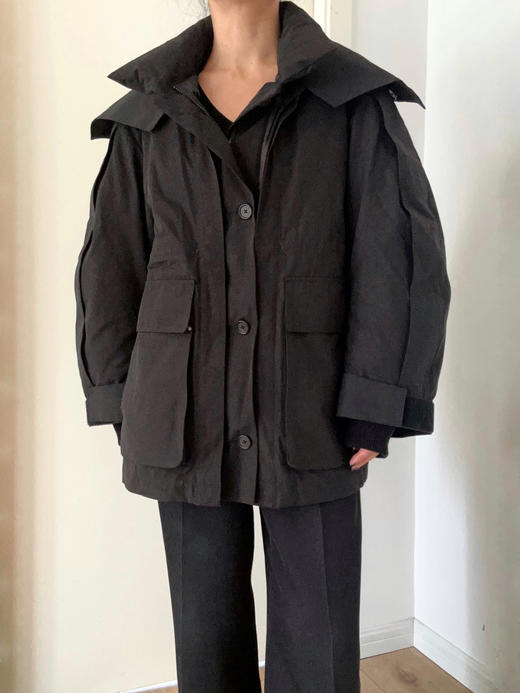 21AW5761BK/DDN  RW廓形短款羽绒服  [   ] 商品图1