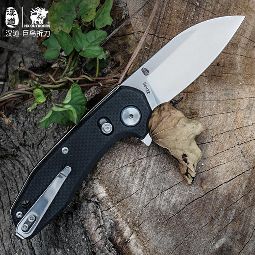 汉道【巨鸟折刀】户外D2钢高硬度折叠刀随身防身刀野外锋利折叠刀 商品图7