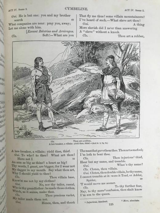 约19世纪后期 莎士比亚作品集（卷7，雅典的泰门/辛白林/暴风雨/泰特斯·安德洛尼克斯/冬天的故事） 约百幅插图 漆布精装18开 商品图6