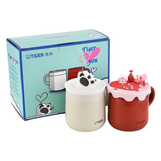 TIGER/虎牌 保温杯MCI情侣礼盒套装不锈钢双层真空保温保冷杯咖啡杯茶杯 280ml 商品图5