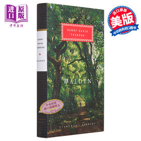 【中商原版】瓦尔登湖 Everyman Library Classics Walden 英文原版 Henry David Thoreau 亨利 戴维 梭罗