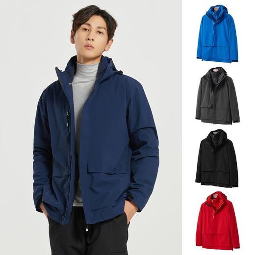 秋冬季新款户外三合一两件套冲锋衣男女款加绒加厚防风防水登山服 商品图2