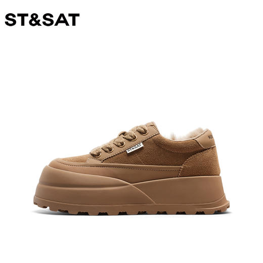 星期六厚底加绒包头休闲板鞋SS341121N6 商品图2