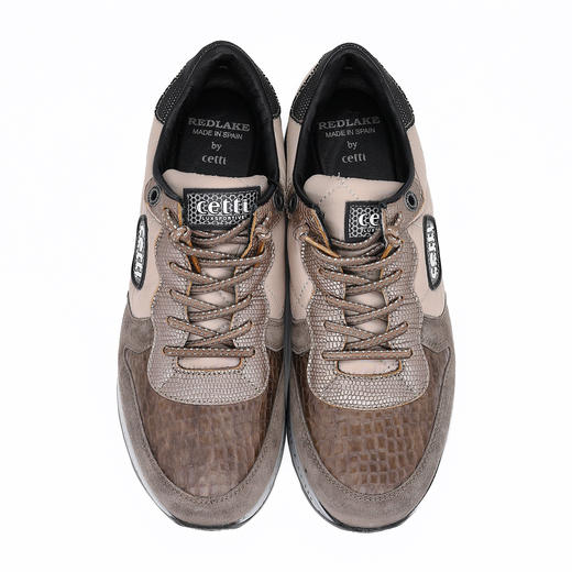 #断码特价36码（35码）#西班牙原产时尚超舒适高端轻奢休闲鞋女款C1251卡其色(一脚蹬款式） 商品图5