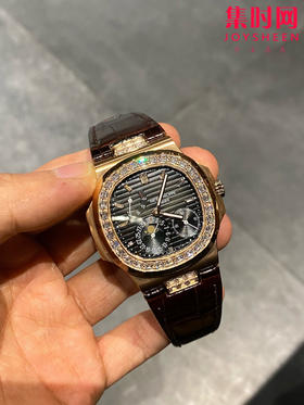 GR百达翡丽Patekphilippe运动系列鹦鹉螺5724霸道总裁 PP5724GR“钢王之王” 男士机械腕表