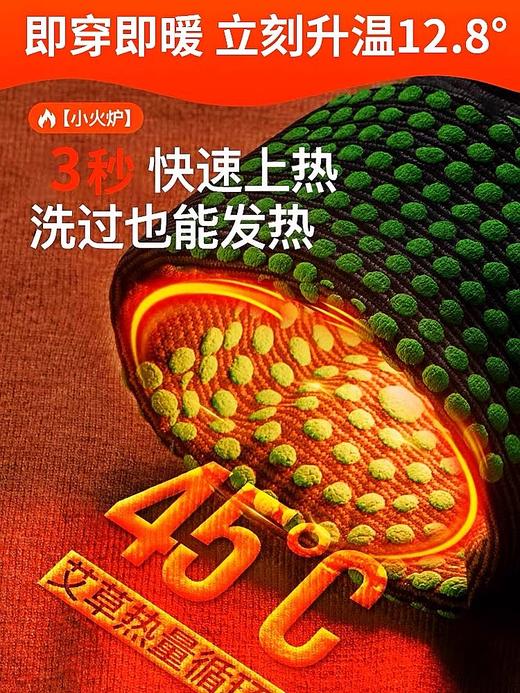 艾草护膝盖老寒腿关节老人保暖加热护腿防寒 商品图2
