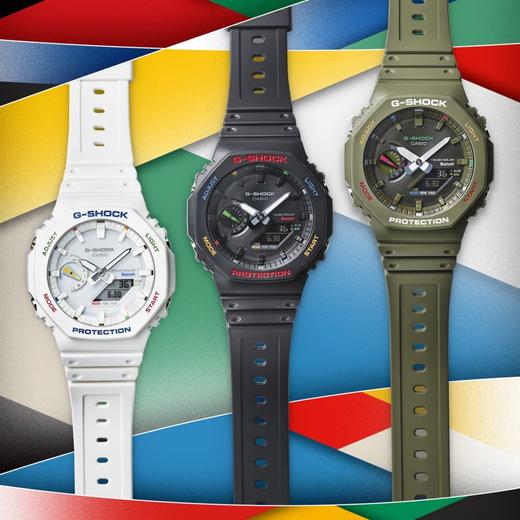 1F【卡西欧】G-SHOCK太阳能蓝牙八角B2100FC系列潮流手表 商品图5