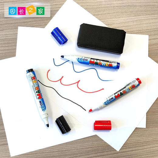 办公用品—白板笔套装三色笔（含板擦） 商品图2