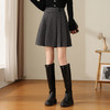 简约时尚百褶裙，高腰通勤洋气小香风修身半身裙MYX-YGLR-28128-L 商品缩略图0
