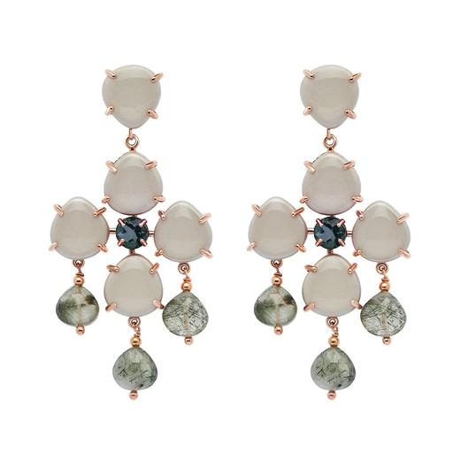 北京仓｜ROSSO PREZIOSO-LADYLIKE-白冰糖 耳钉［意大利设计师］ 商品图0