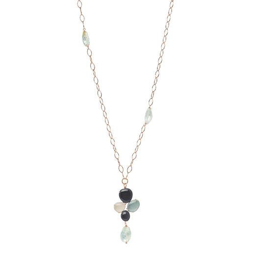 北京仓｜ROSSO PREZIOSO-LADYLIKE GLACIER PENDANT-黑冰 吊坠长项链［意大利设计师］ 商品图0