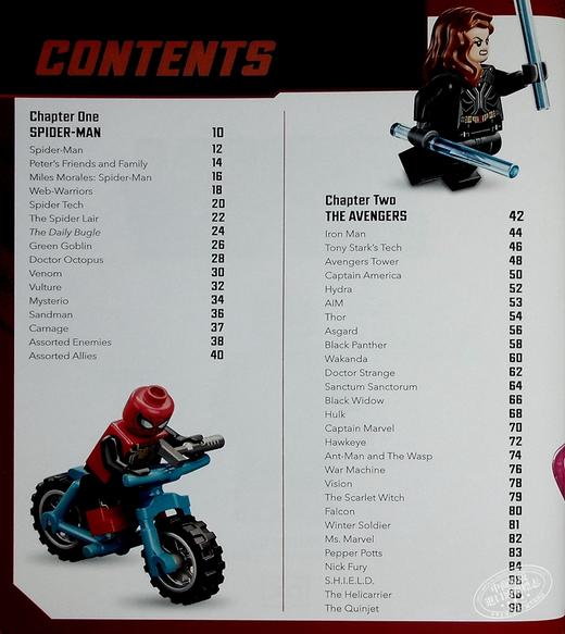 【中商原版】乐高漫威图解词典 英文原版 Lego Marvel Visual Dictionary Simon Hugo 乐高玩具图书 漫威英雄系列 商品图3