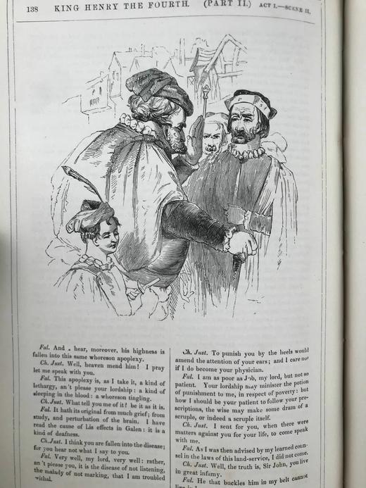 他把理查三世画成猪！约19世纪后期 莎士比亚作品集（历史剧与诗集） 肯尼·梅多斯数百幅版画插图 真皮精装16开 商品图12