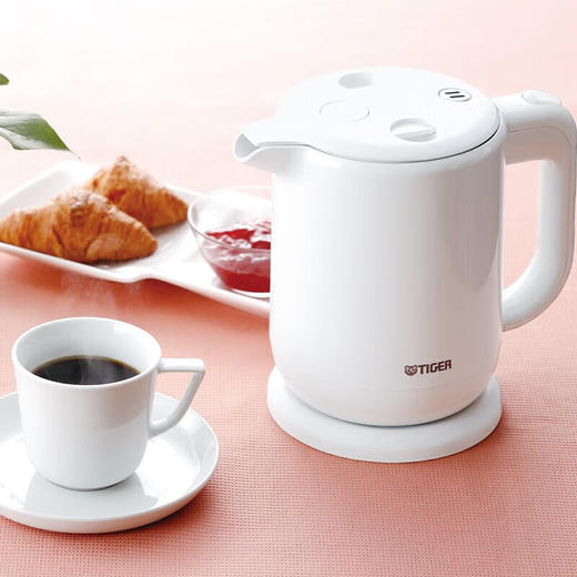 虎牌（TIGER）电热水壶 防烫防漏 快烧水壶 PFY-A10C 1L 白色 商品图1
