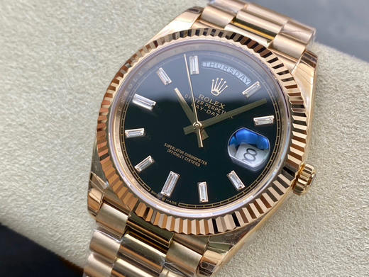 （黑冰糖）NOOB Factory新力作V2升级版 劳力士Rolex星期日志型40mm 搭载原版3255自动机械机芯228239系列腕表，40毫米直径，研发耗时16个月！原版1比1开模 商品图2