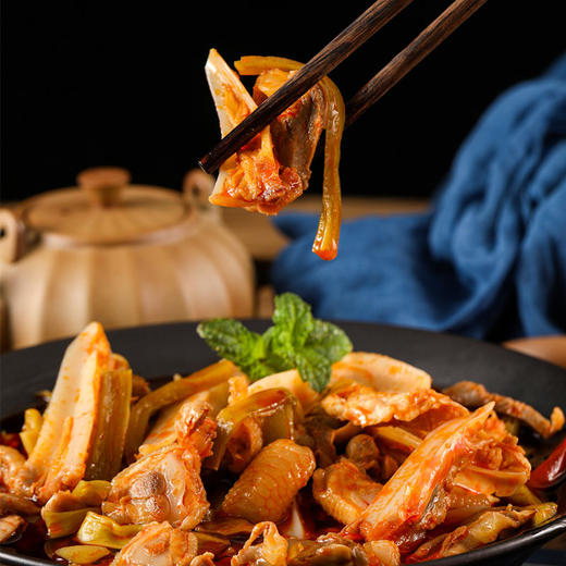 【麻辣鲜香！椒麻大杂烩】鸡爪筋三角骨鸡胗贡菜网红零食藤椒脆骨椒麻大杂烩 健康营养 商品图1