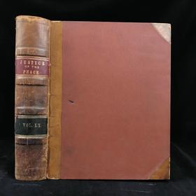 1896年 太平绅士杂志 真皮精装16开