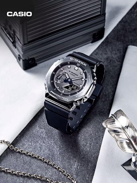 【开学季】1F【卡西欧】王鹤棣同款GM-2100金属八角手表 商品图2