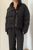WDC02-1121-1  JUNLI黑色拉链鹅绒服  [   ] 商品缩略图3