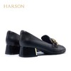 【自营】哈森 女鞋2022秋新款舒适粗跟圆头马衔扣女单鞋 HL226006 商品缩略图3