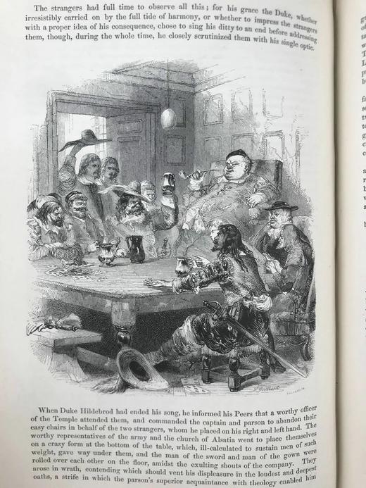 1845年 司各特《奈杰尔的命运/贝弗利尔·皮克》 数十幅版画插图 真皮精装16开 商品图6