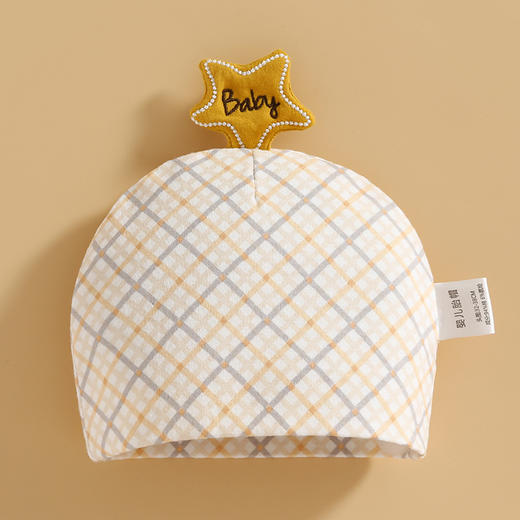 婴儿胎帽春秋夏薄款纯棉新生幼儿0男女宝宝3个月无骨初生护卤帽子 商品图9