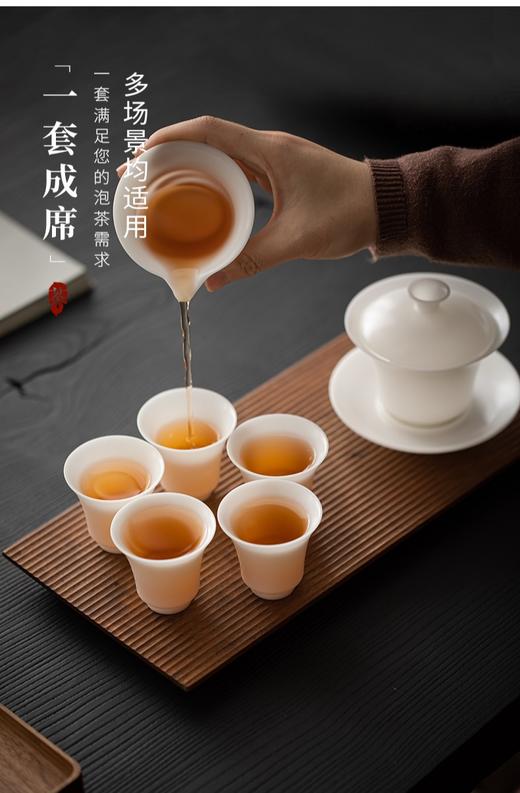 留白-冰种玉瓷套组 商品图2