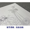 【大彩图】杨冬冬工笔画白描底稿小品《夜月幽梦》荷花临摹勾线花鸟线稿HD19 商品缩略图4