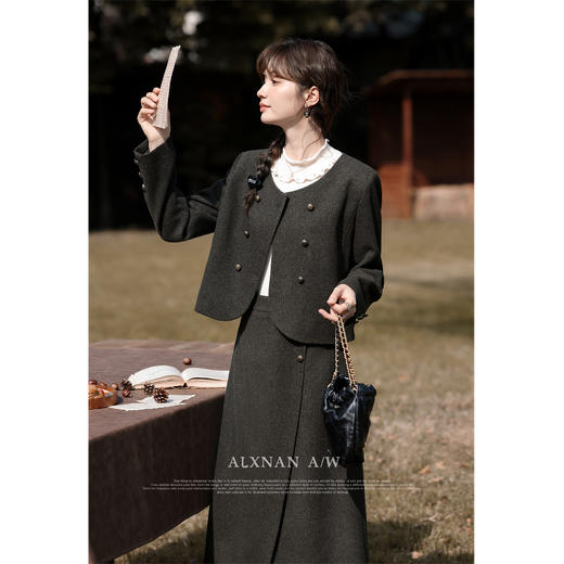 鹿向南《柏林纪事》时尚半身裙L330262BQ 商品图3