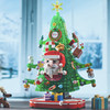 【赠发光灯串】方橙圣诞系列圣诞树屋 圣诞老人 小颗粒拼装玩具 独特的灯光造型 围绕整个树屋 儿童圣诞摆件礼物 商品缩略图3