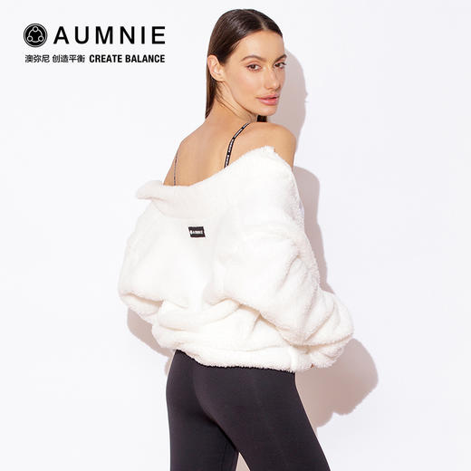 【AUMNIE】泰迪毛长毛绒立领夹克 WARM HUGS FLEECE JACKET 商品图9