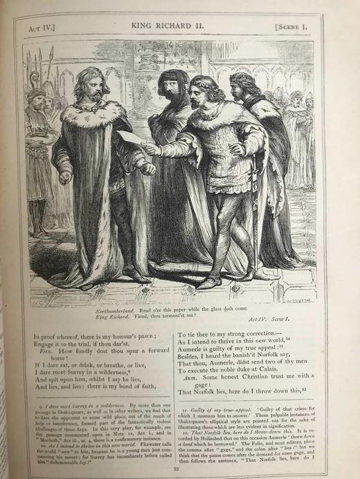 约19世纪后期 莎士比亚作品集（历史剧） 塞洛斯数百幅插图 真皮精装16开 商品图12