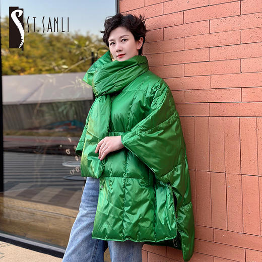 ST.SANLI【成衣系列】时尚的廓形设计款羽绒服GA122S04 商品图0