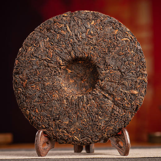 2024年德丰昌【龙行大运】普洱熟茶357克/饼 商品图4