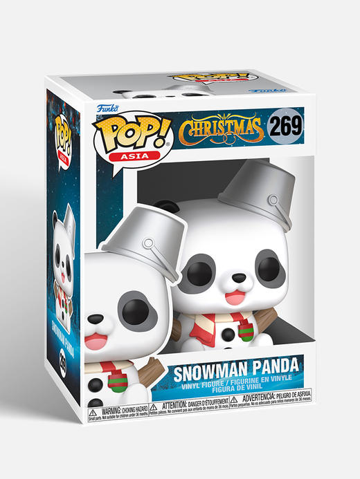 POP Asia Christmas - Snowman Panda亚洲系列 圣诞POP公仔熊猫雪人手办 83362 商品图3
