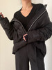 WDC02-1121-1  JUNLI黑色拉链鹅绒服  [   ] 商品缩略图8