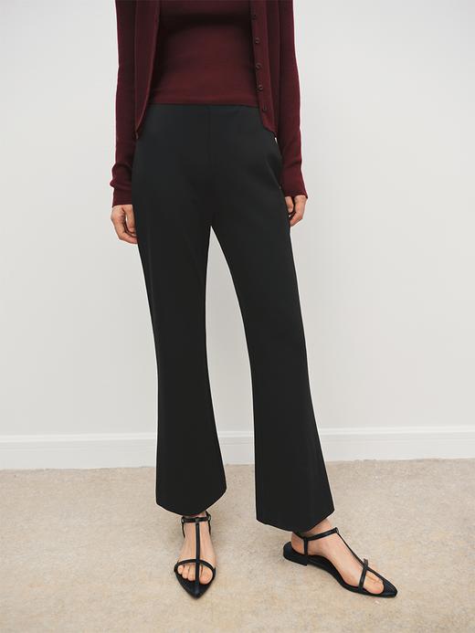 弹力显瘦 针织9分微喇裤FB4473238 商品图0