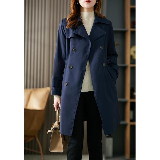 英伦风衣女中长款2023春秋新款外套系带韩版宽松显瘦外搭上衣 商品图2