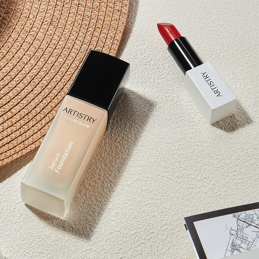 安利雅姿养肤精华粉底液 (粉贝色)（暖白色）[养肤小方瓶]30ML 商品图2